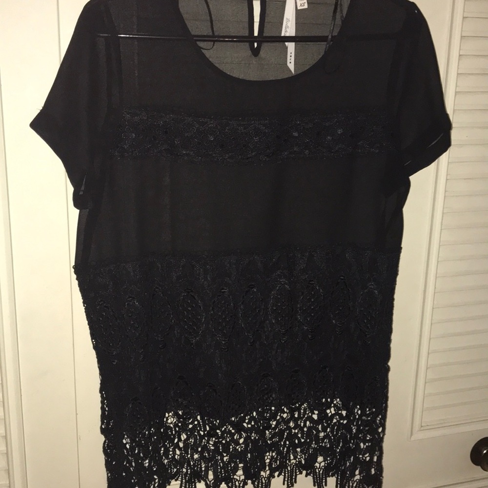 Black Lace Top